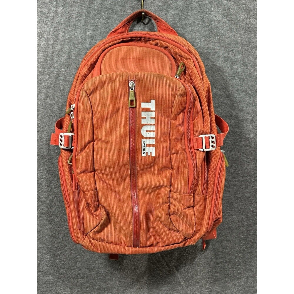 Thule Sweden Crossover Orange Computer Travel Laptop Padded Hike Camp Backpack